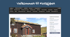 Desktop Screenshot of korssjoen.net